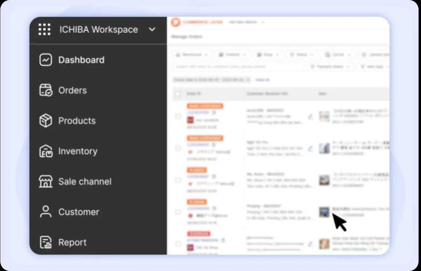 Step 4: Manage orders with IChiba software