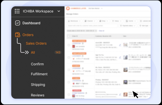 Step 5: IChiba handles fulfillment